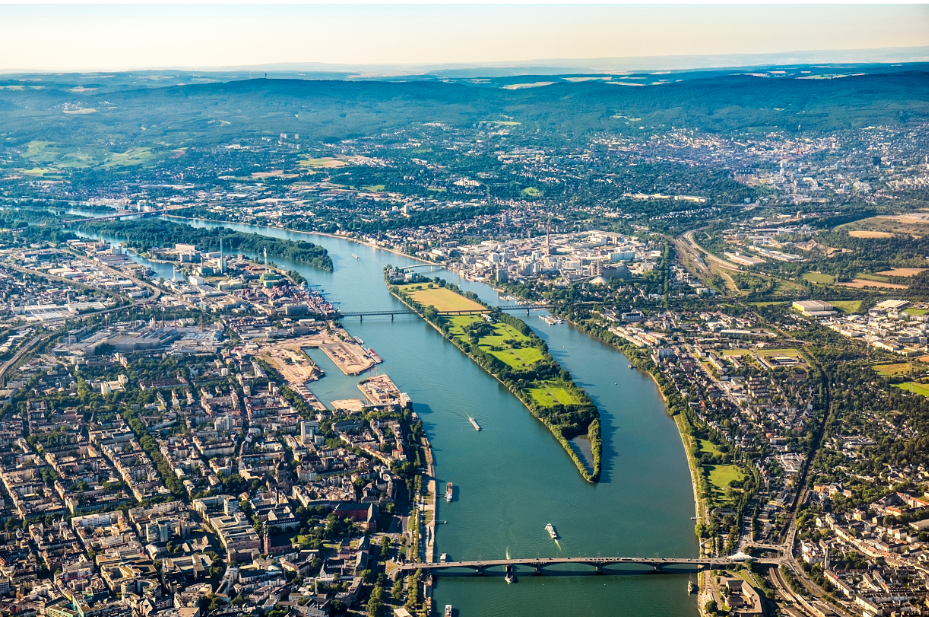 Rhein am Mainz. Foto: Canva