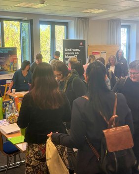 Erfolgreicher Messetag mit rund 500 Teilnehmerinnen. Foto: Augsburger vhs