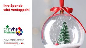 Ihre Spende wird verdoppelt - bis zum 26.12.2025